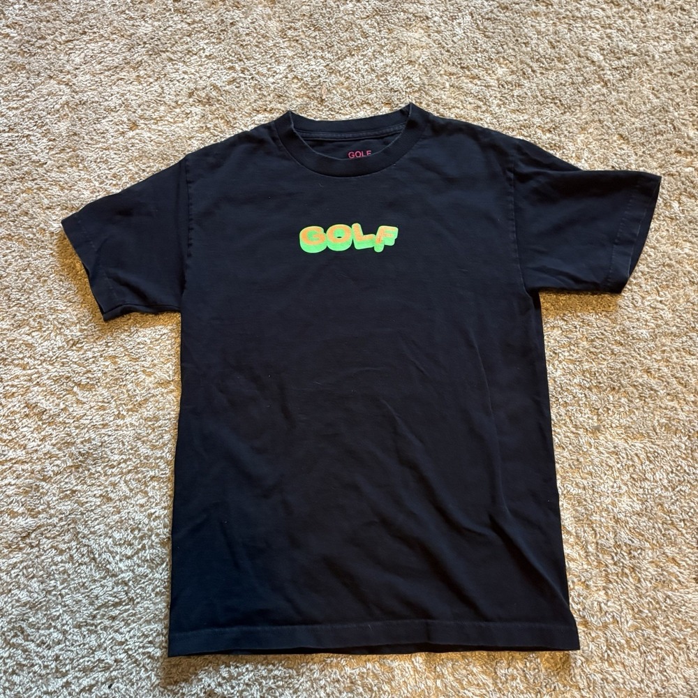GOLF 3D Tee Black T Shirt Logo Tyler The Creator Men's Small Hip Hop Odd Future